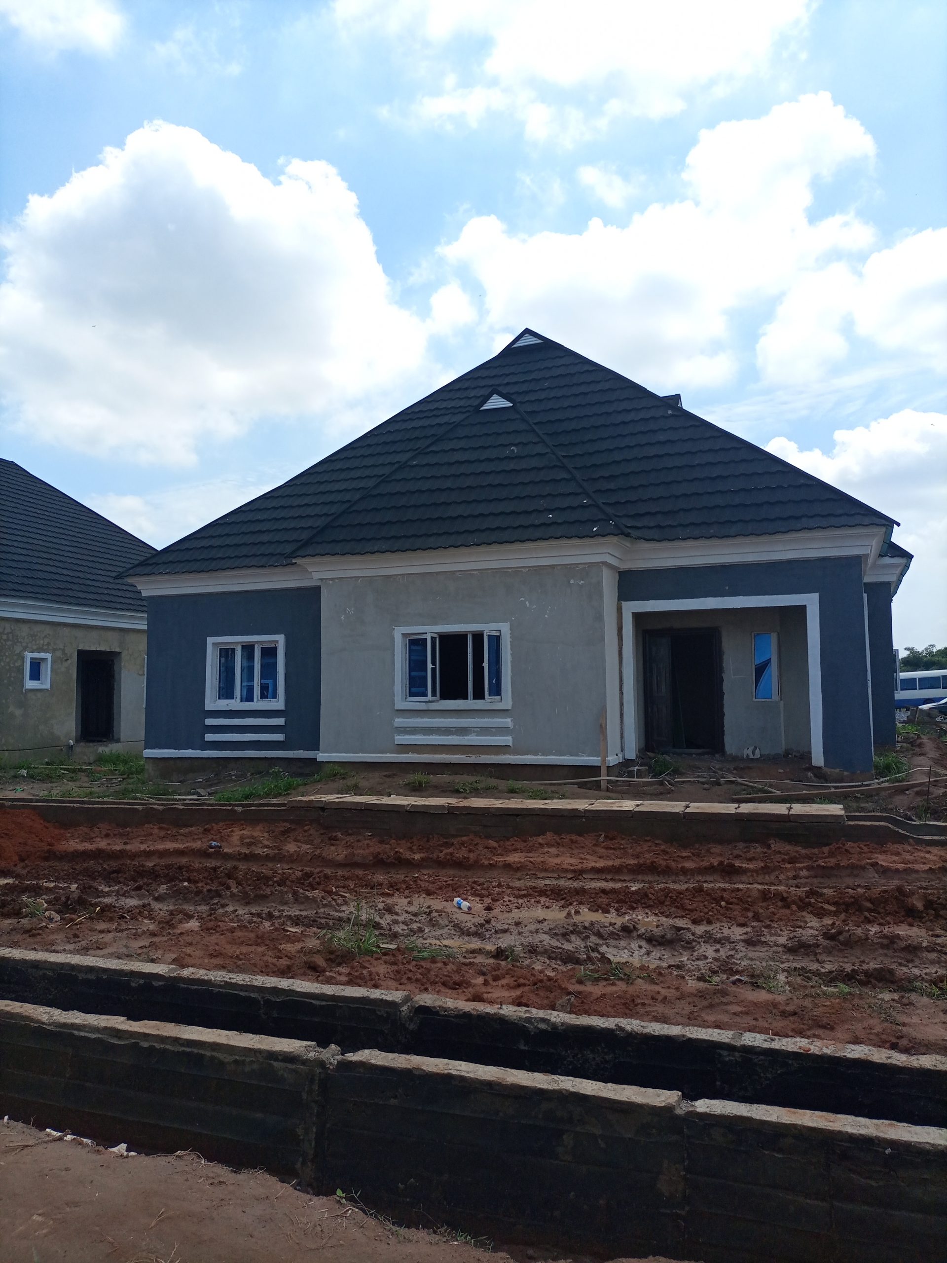 3 Bedroom Bungalow, For Sale in Mowe, Before RCCG Camp,modern roofing design and finishing with monthly installment payment