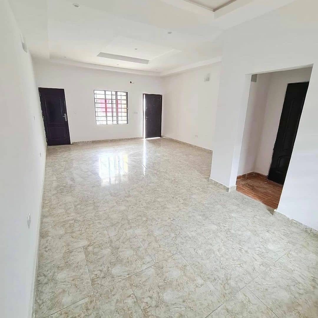 Spacious Living room of 2 and 3 Bedroom Bungalows for sale at Peak Bungalows, Awoyaya with payment spread