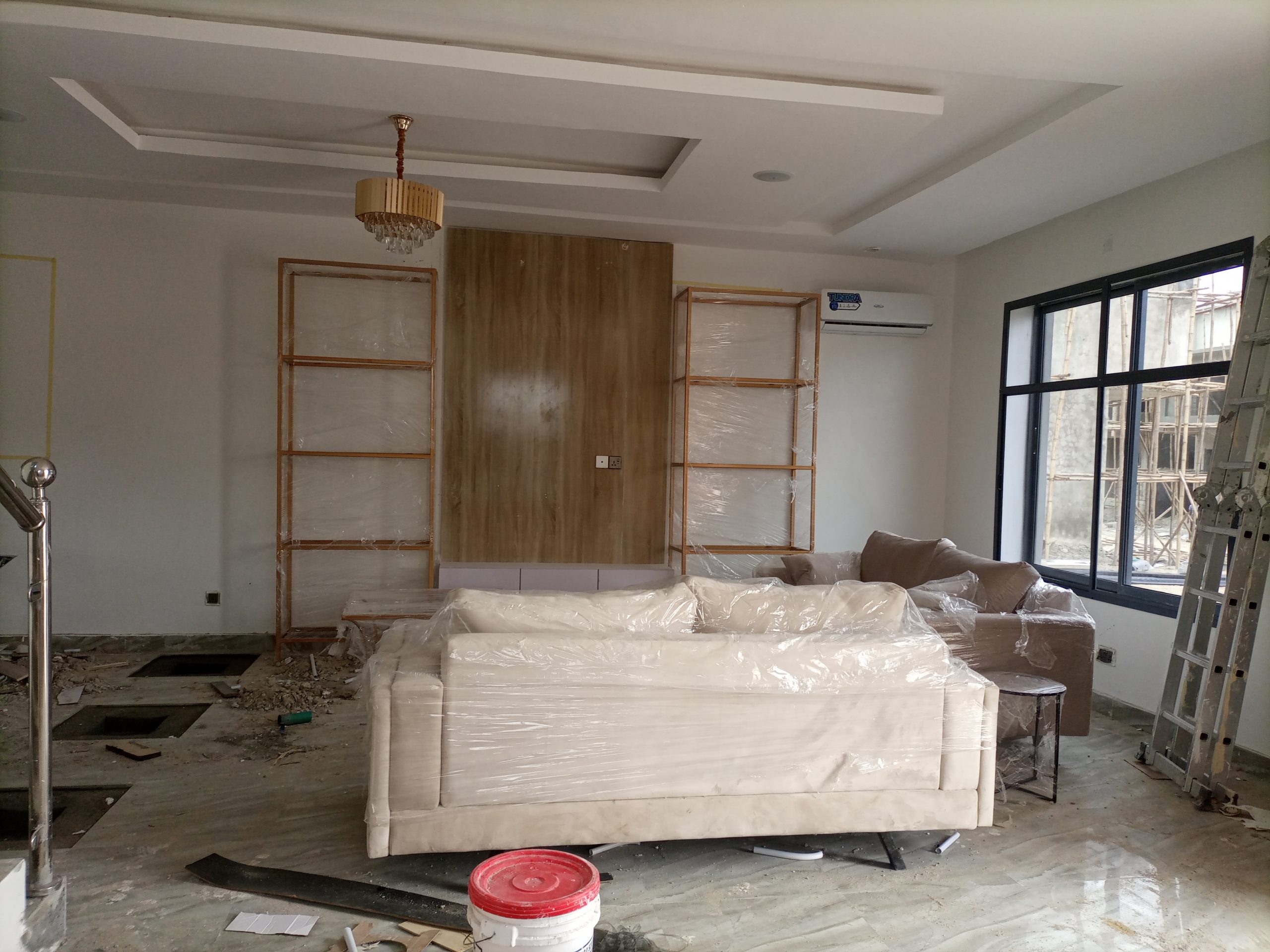 Interior Living Area of 2 Bedroom Duplex For Sale in Ajah with installment payment at Ambiance Estate