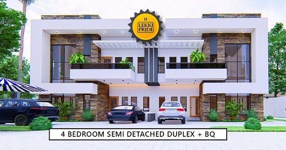 3 Bedroom Duplex with BQ For Sale in Lekki Scheme 2, with 24 months payment plan