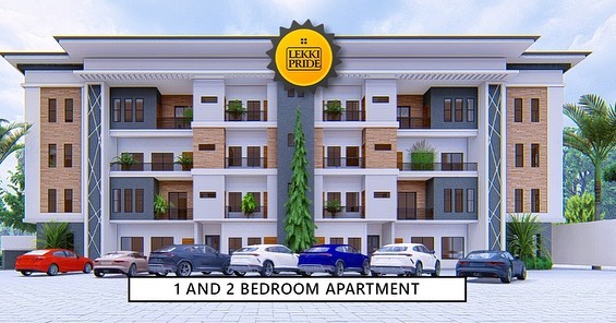 1 and 2 Bedroom Apartment For Sale, Lekki Scheme II, 24 months installment payment
